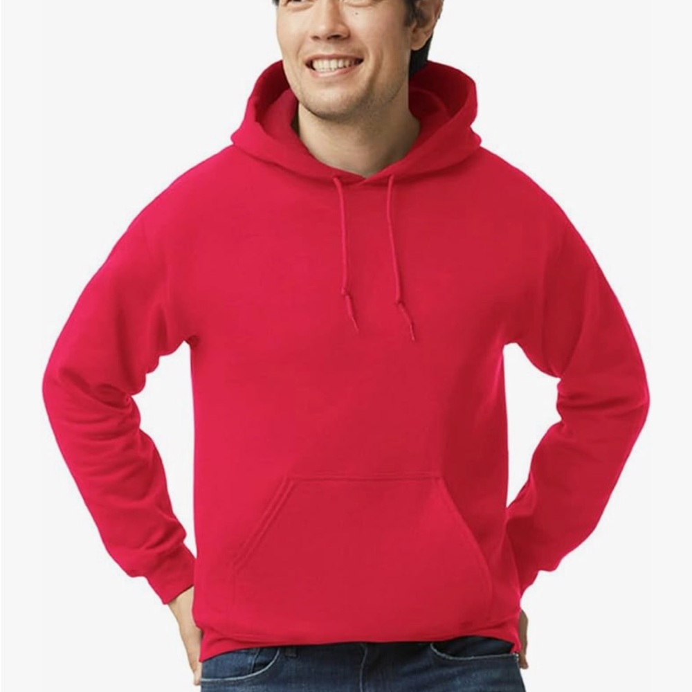 Gildan Bright Red Hoodie